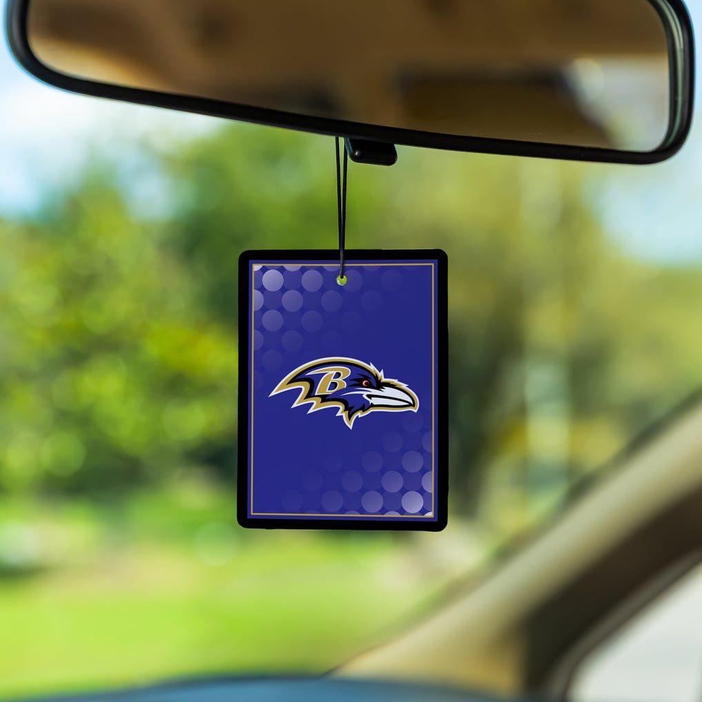 Baltimore Ravens Hanging Air Fresheners, Set of 4

