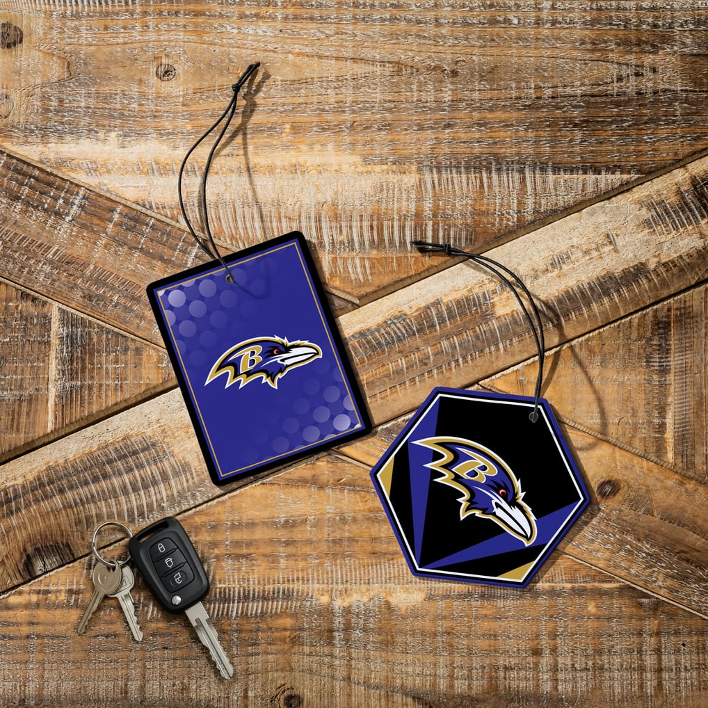 Baltimore Ravens Hanging Air Fresheners, Set of 4

