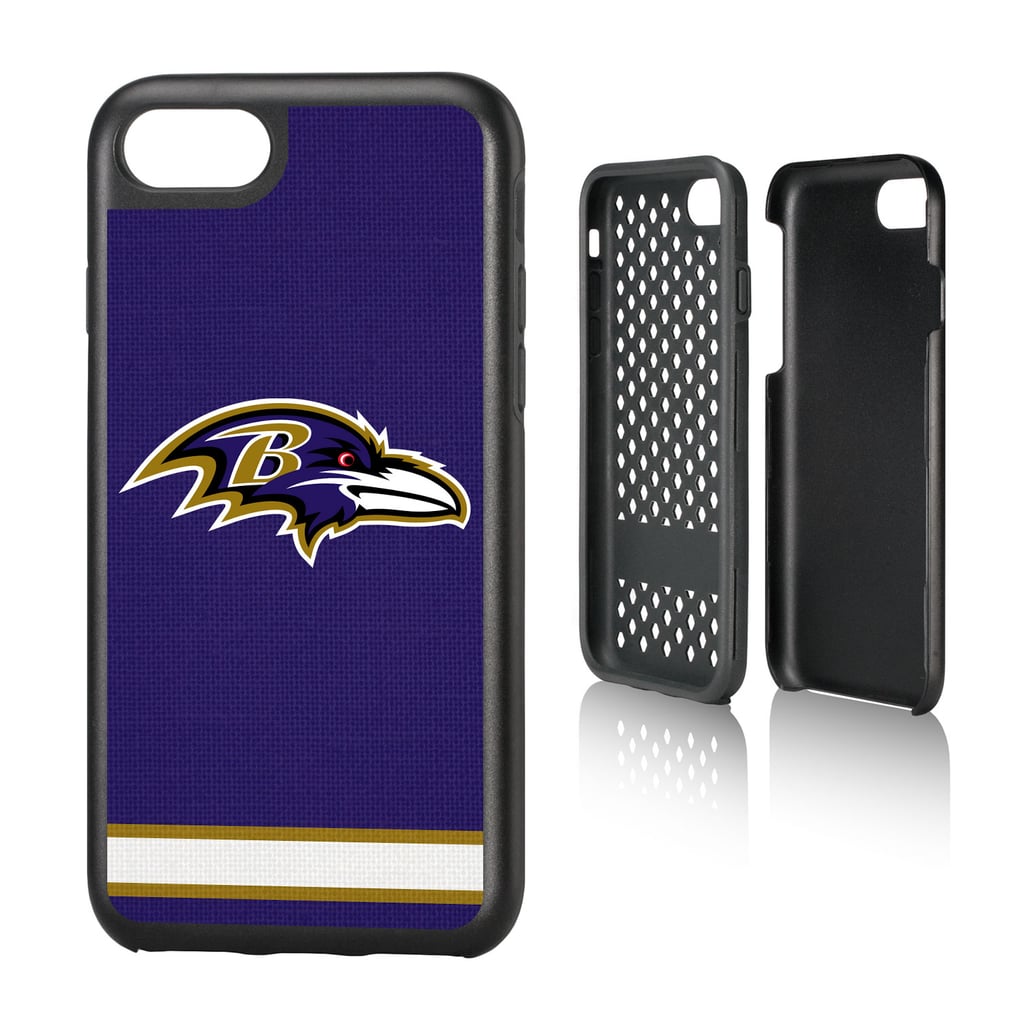 Baltimore Ravens iPhone Rugged Stripe Design Case