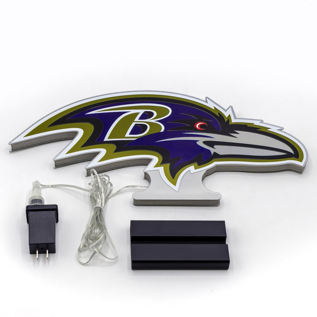 Baltimore Ravens LED Infinity Logo Light