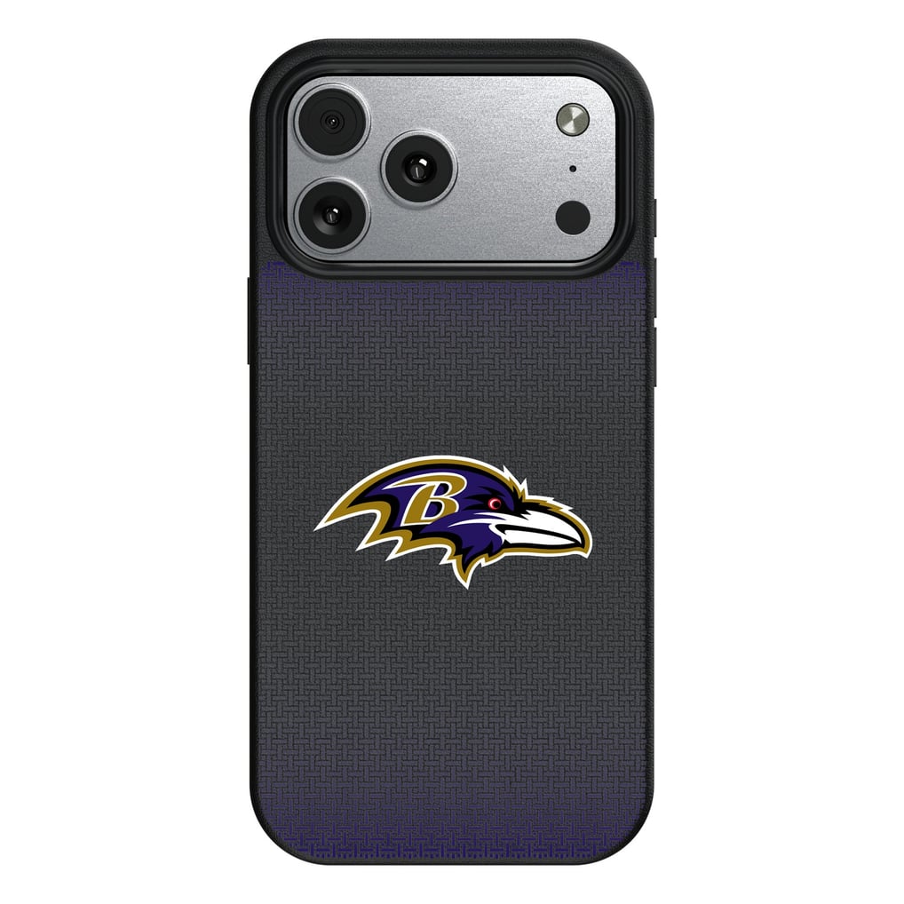 Baltimore Ravens Linen Logo iPhone Magnetic Bump Case