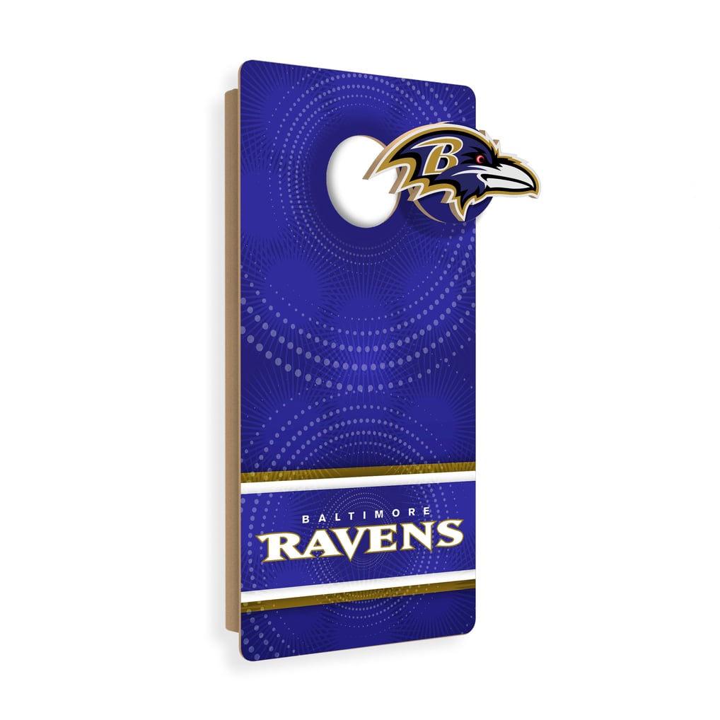 Baltimore Ravens Wall Hanging Cornhole Board