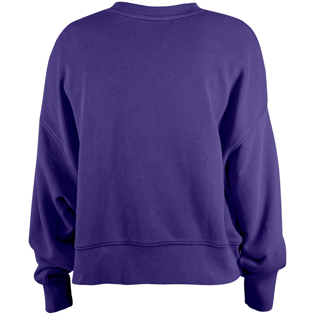 Baltimore Ravens New Era Girl's Flip Sequin Sweatshirt - Purple