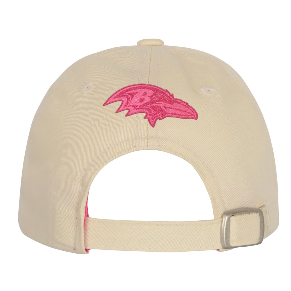Baltimore Ravens Outerstuff Girls Youth Blitz Adjustable Hat - Cream
