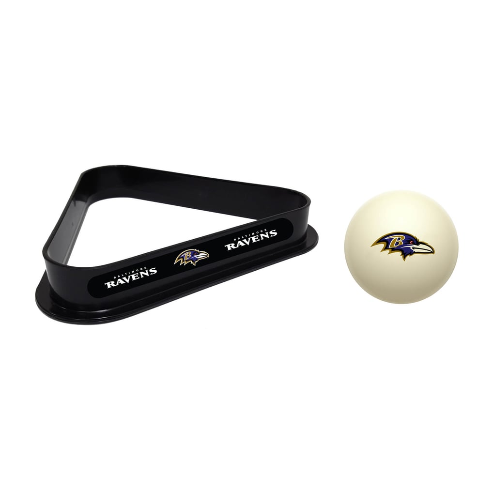 Baltimore Ravens Imperial Cue Ball & Rack Set