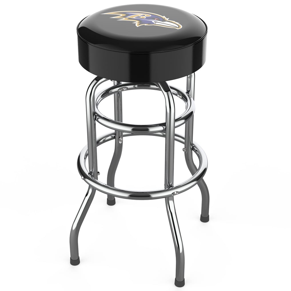  Baltimore Ravens Imperial Team Chrome Bar Stool