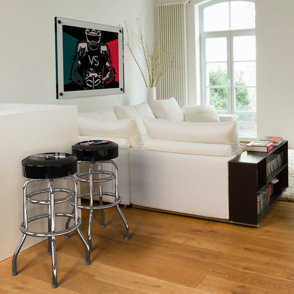  Baltimore Ravens Imperial Team Chrome Bar Stool