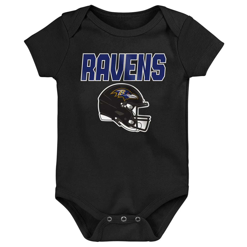  Baltimore Ravens Outerstuff Infant & Newborn Littlest Player Three-Piece Bodysuit Set