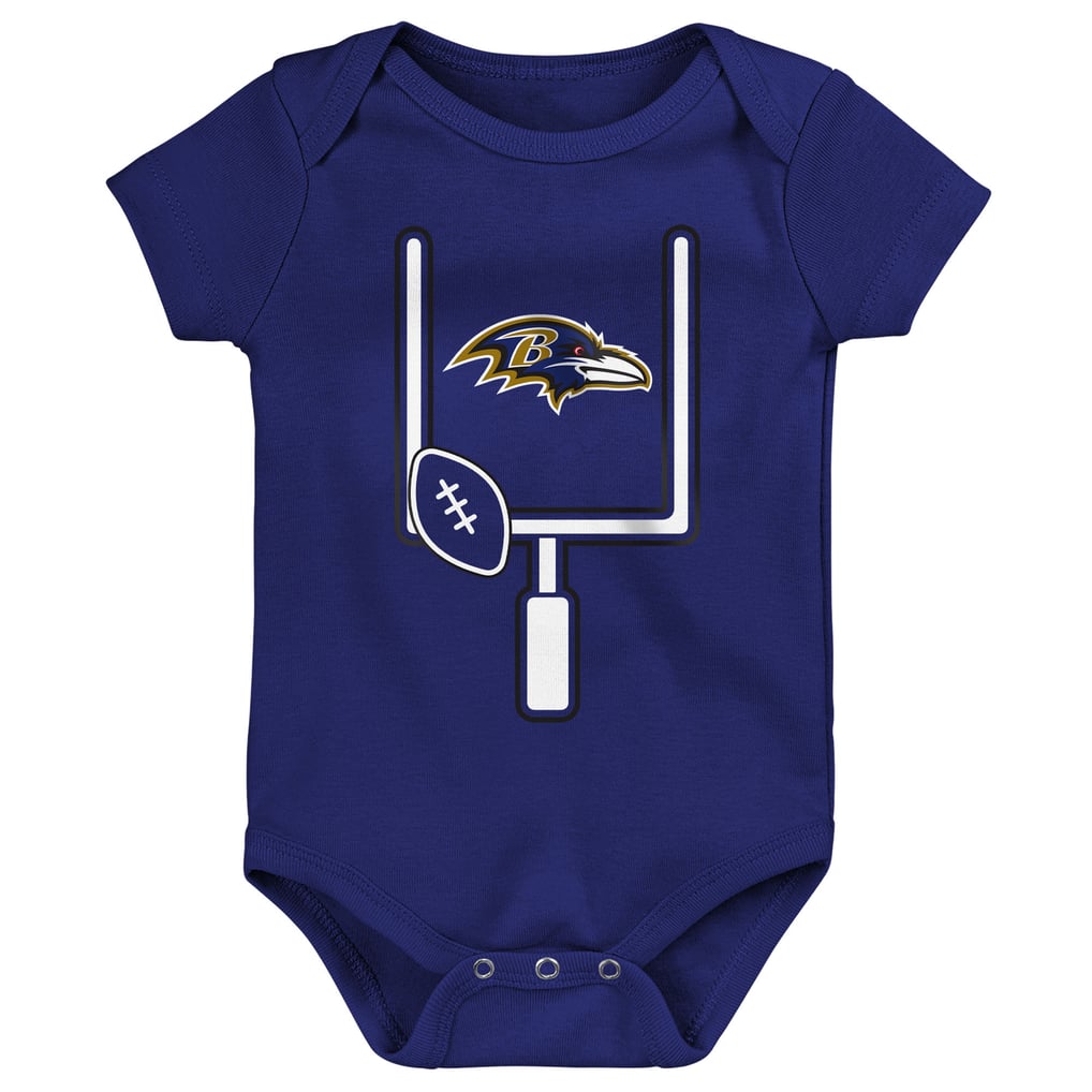  Baltimore Ravens Outerstuff Infant & Newborn Littlest Player Three-Piece Bodysuit Set