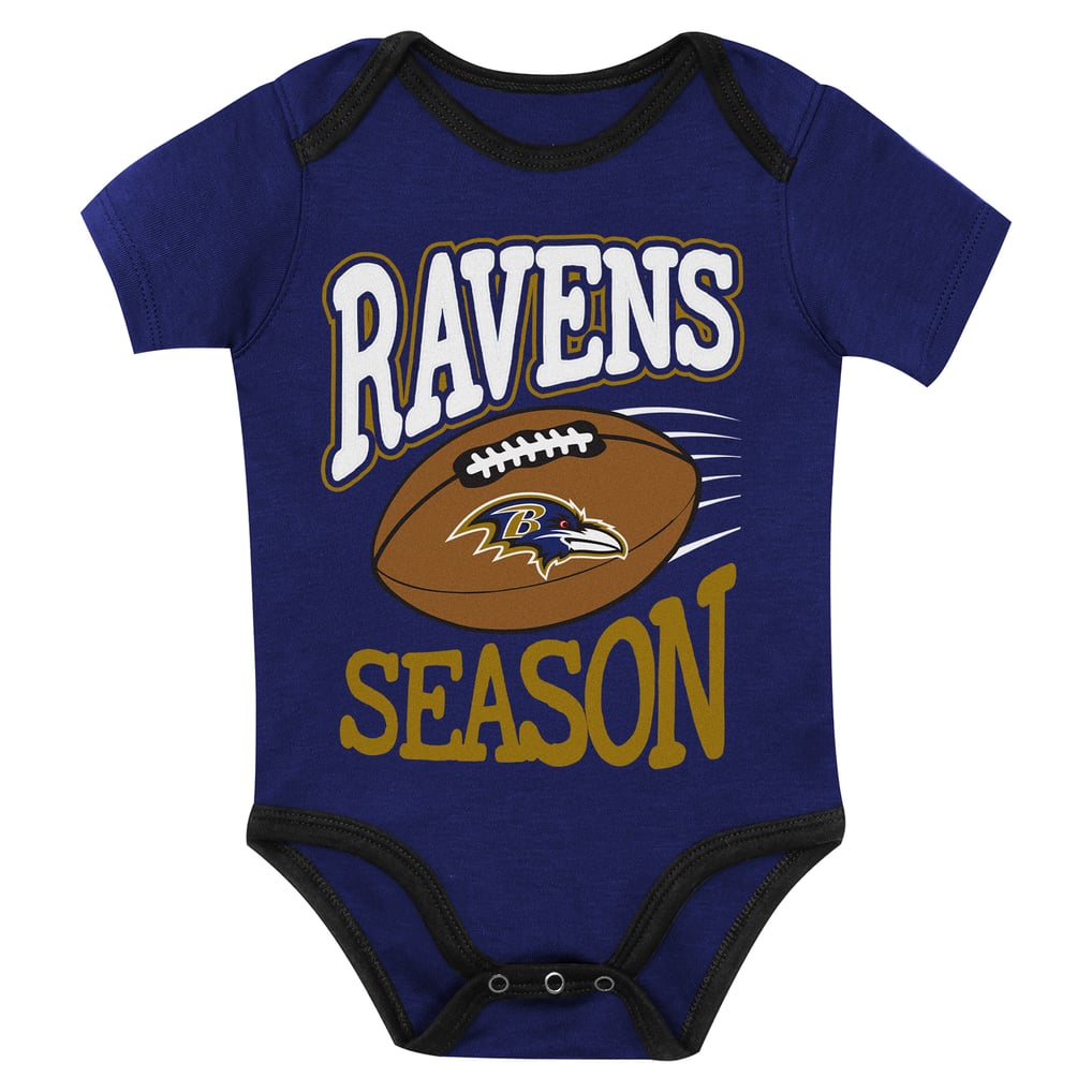  Baltimore Ravens Outerstuff Infant First Round Pick 3-Piece Bodysuit Set