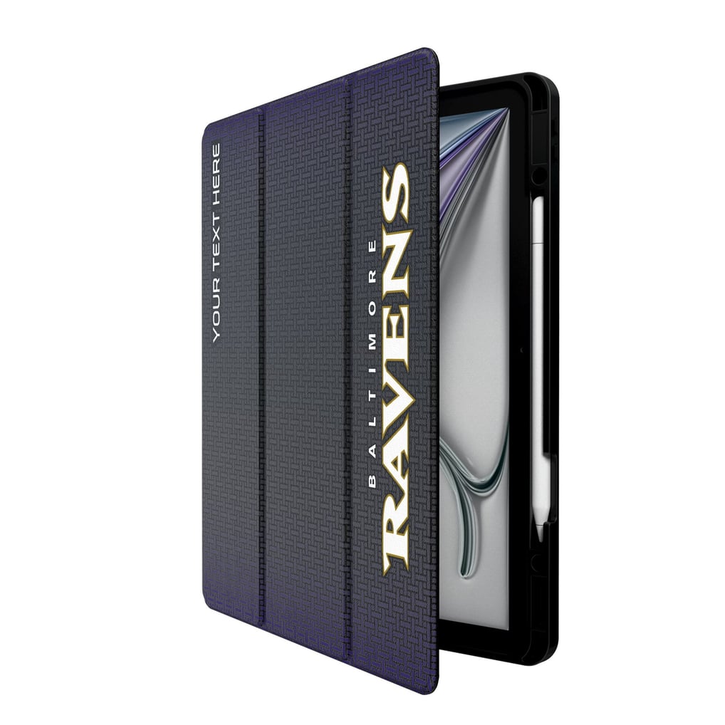 Baltimore Ravens Keyscaper Personalized Linen iPad Tablet Case