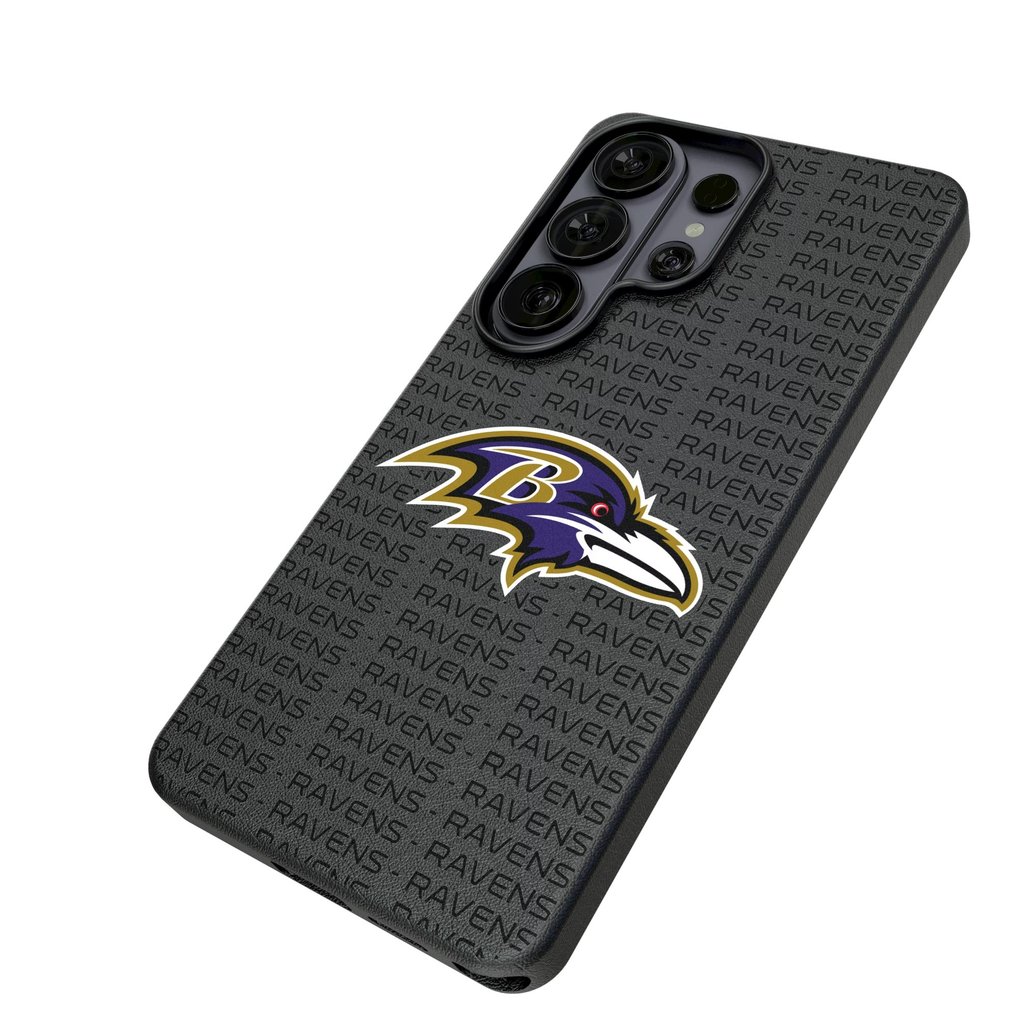 Baltimore Ravens Keyscaper Text Backdrop Galaxy Magnetic Bump Case