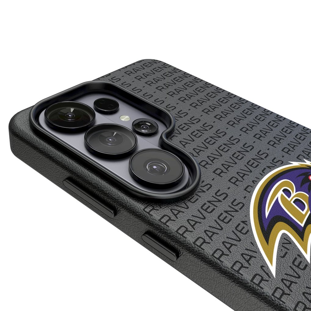 Baltimore Ravens Keyscaper Text Backdrop Galaxy Magnetic Bump Case