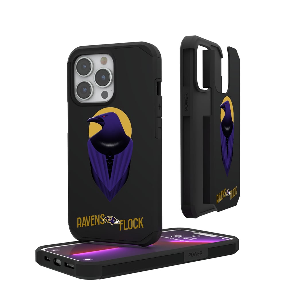 Baltimore Ravens Keyscaper iPhone Rugged Case - Black