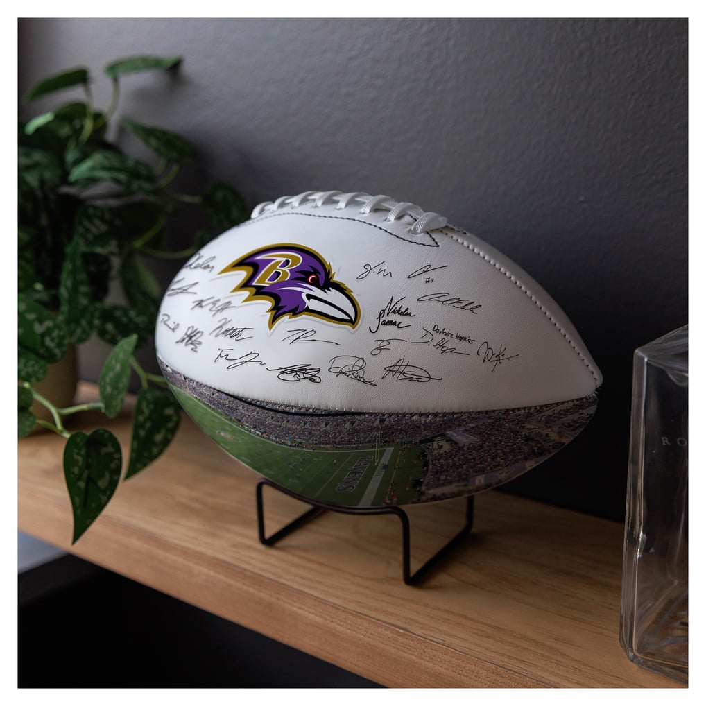 Baltimore Ravens Logo Brands 2025 Autograph Signature Football