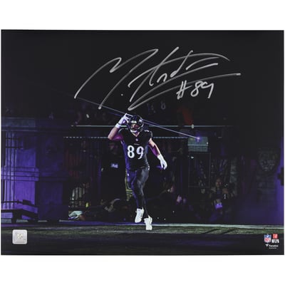 Mark Andrews Baltimore Ravens Autographed Fanatics Authentic 16" x 20" Smoke Entrance Photograph
