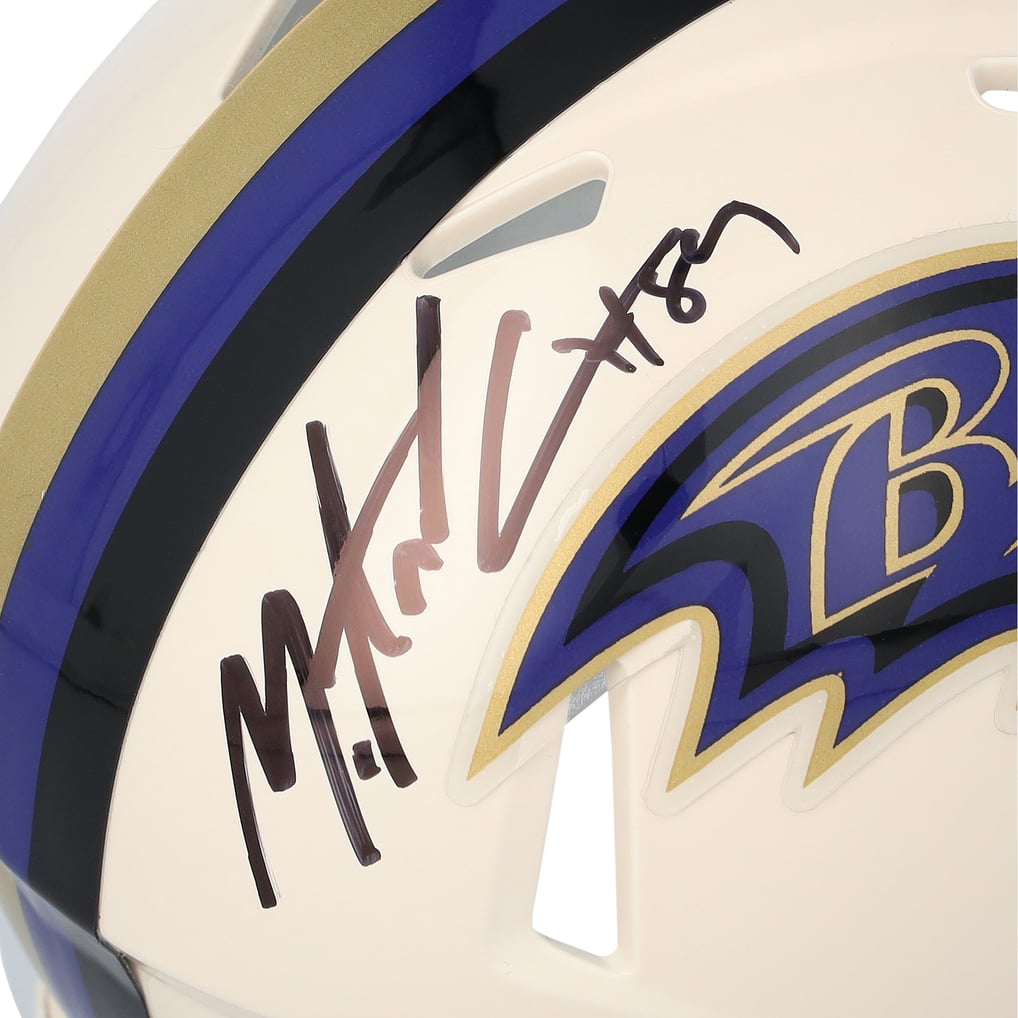 Mark Andrews Baltimore Ravens Autographed Fanatics Authentic Riddell Retro Speed Mini Helmet