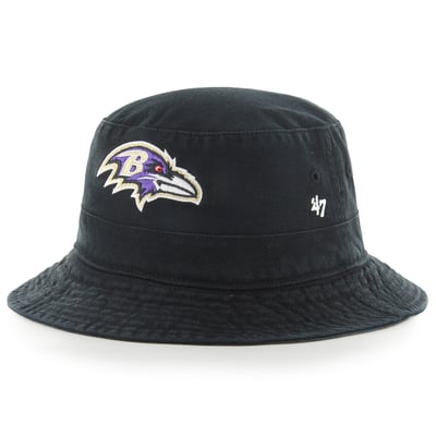 Baltimore Ravens '47 Primary Bucket Hat - Black