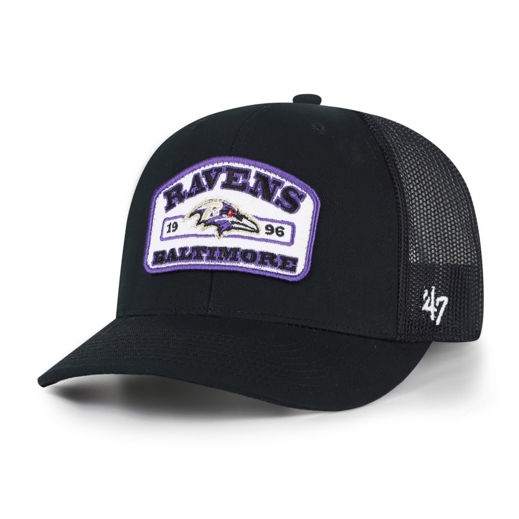 Baltimore Ravens '47  Roadway Adjustable Trucker Hat - Black