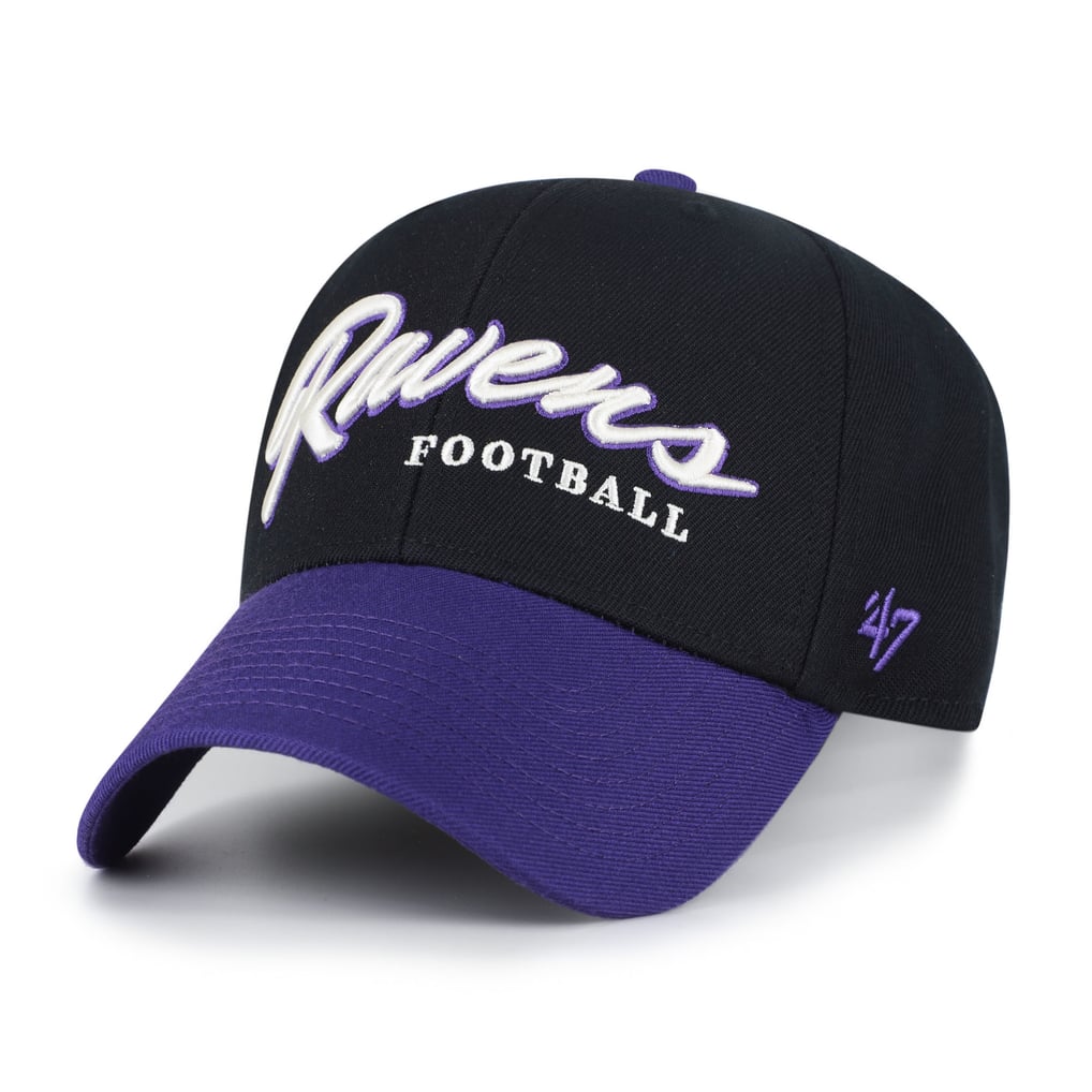  Baltimore Ravens '47 Throwback MVP Adjustable Hat - Black