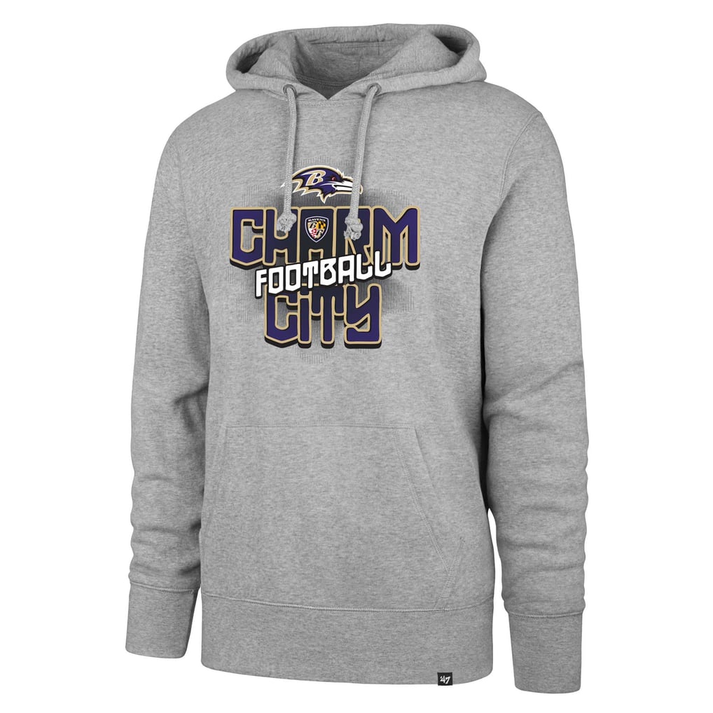 Baltimore Ravens '47 Regional Headline Pullover Hoodie - Gray