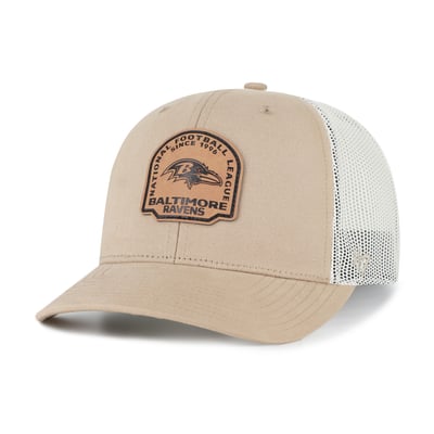 Baltimore Ravens '47 Bonehide Trucker Adjustable Hat - Khaki
