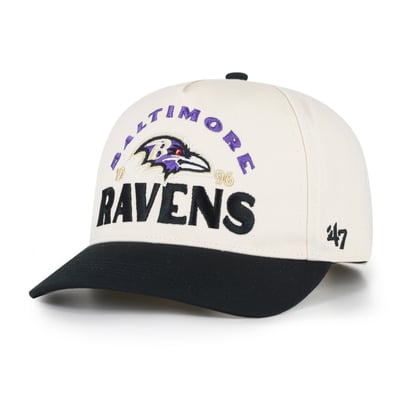 Baltimore Ravens '47  Arcitext Hitch Adjustable Hat - Natural