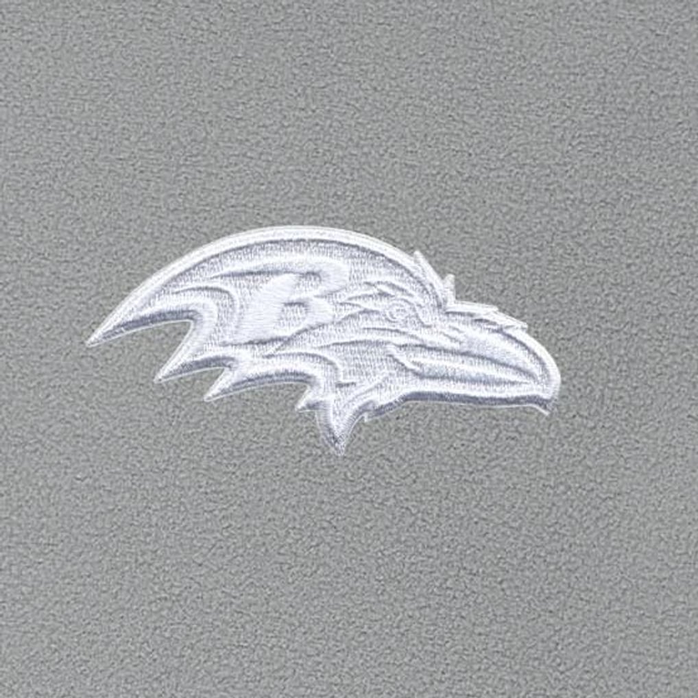 Baltimore Ravens Antigua Daily Fused Full-Zip Jacket - Gray