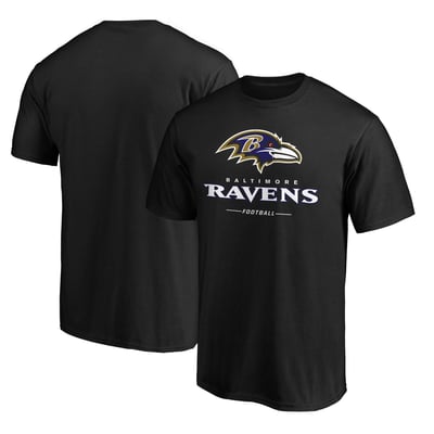  Baltimore Ravens Team Lockup T-Shirt - Black