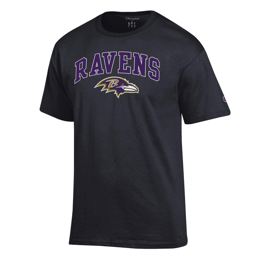 Baltimore Ravens Champion Arch Over Logo T-Shirt - Black