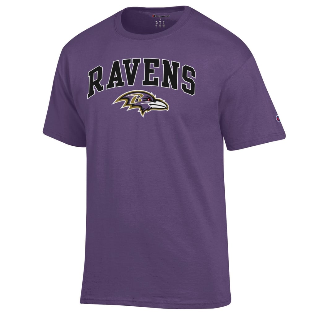 Baltimore Ravens Champion Arch Over Logo T-Shirt - Purple