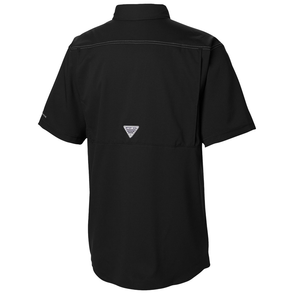 Baltimore Ravens Columbia Low Drag Offshore Omni-Wick Button-Up Shirt - Black