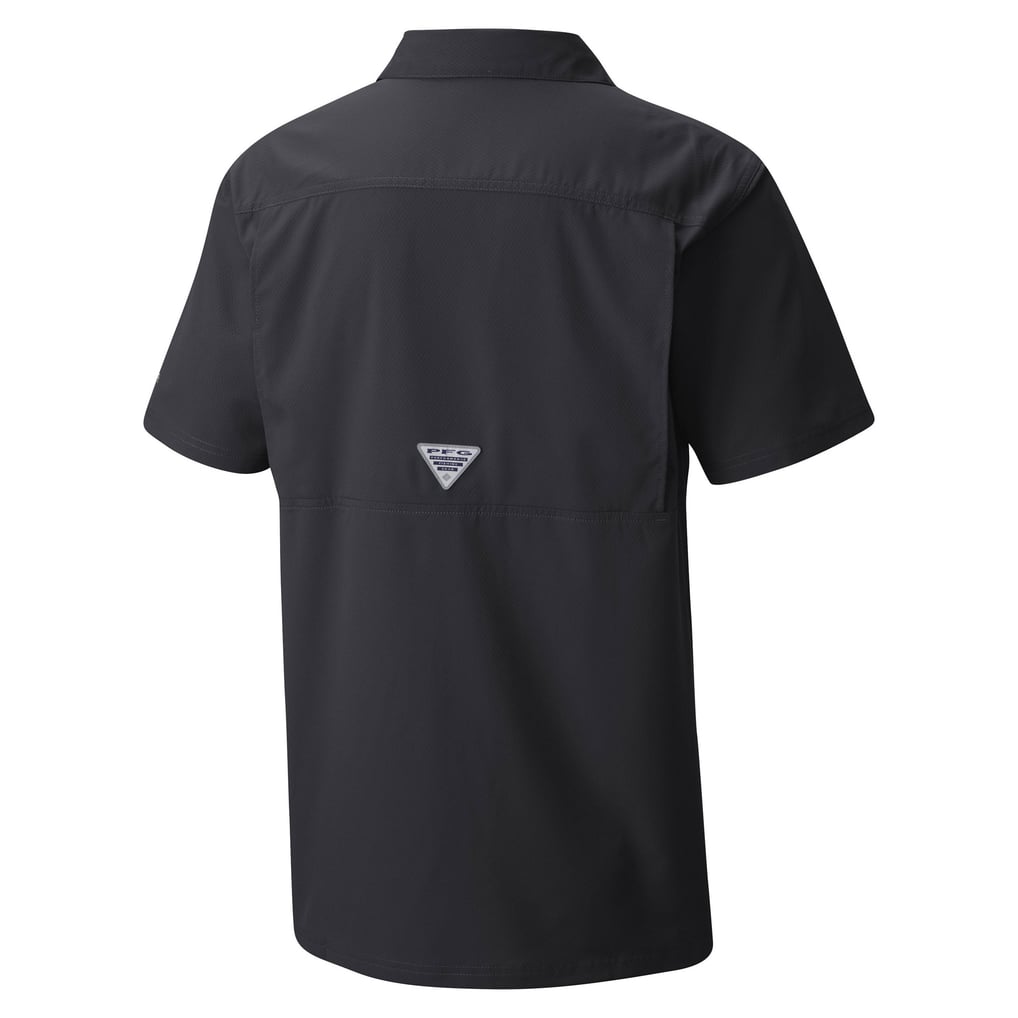  Baltimore Ravens Columbia Slack Tide Omni-Wick Button-Up Camp Shirt - Black