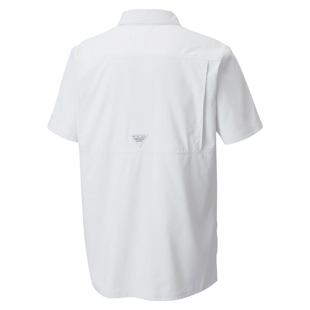  Baltimore Ravens Columbia Slack Tide Omni-Wick Button-Up Camp Shirt - White