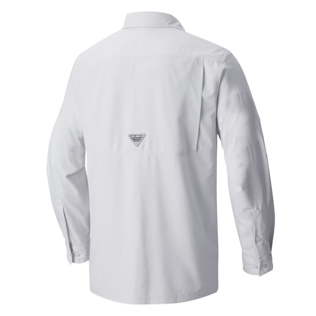  Baltimore Ravens Columbia Slack Tide Omni-Wick Long Sleeve Button-Up Shirt - White