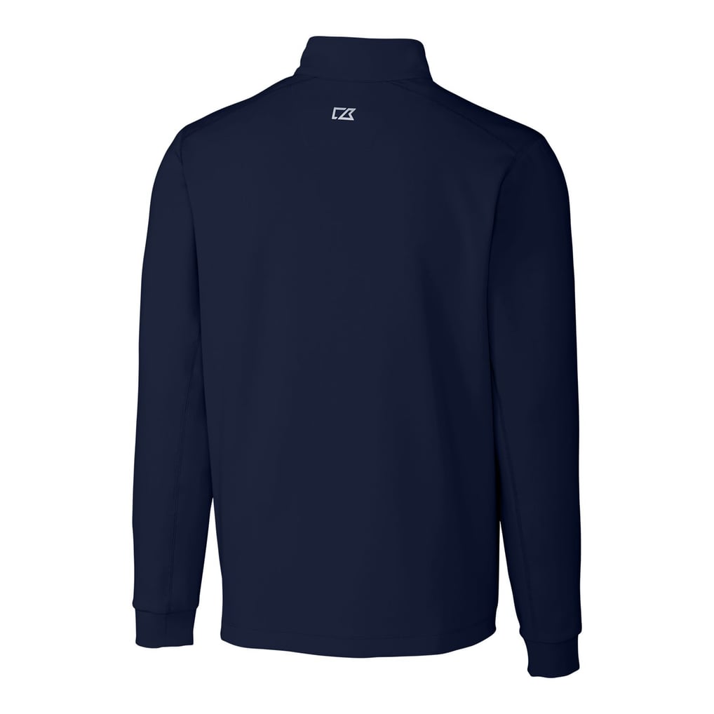 Baltimore Ravens Cutter & Buck Big & Tall Traverse Stretch Quarter-Zip Pullover Top - Navy