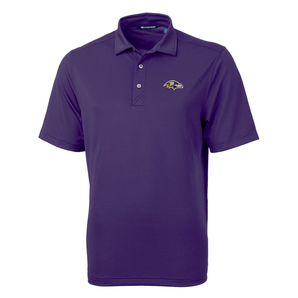Baltimore Ravens Cutter & Buck Virtue Eco Pique Recycled Polo - Purple