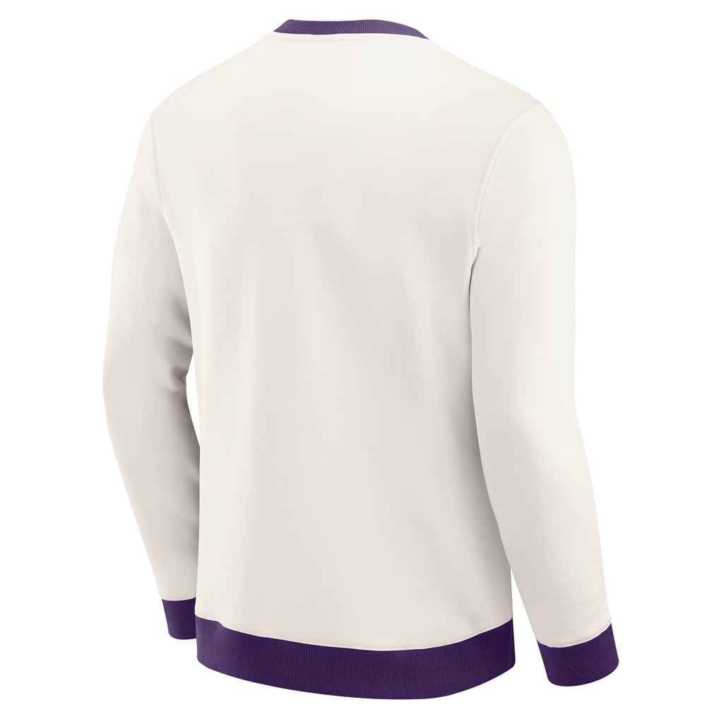  Baltimore Ravens Darius Rucker Collection by Fanatics Colorblock Pullover Sweatshirt - Cream