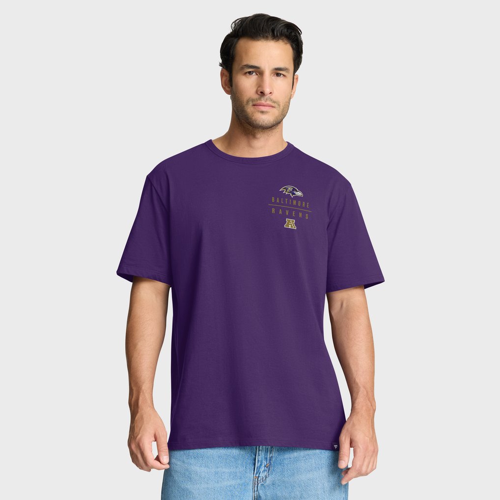 Baltimore Ravens Fanatics Passing Pocket Legacy T-Shirt - Purple