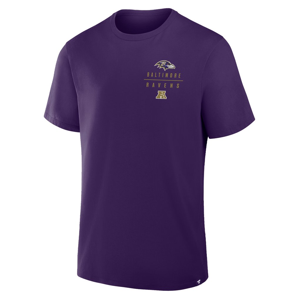 Baltimore Ravens Fanatics Passing Pocket Legacy T-Shirt - Purple
