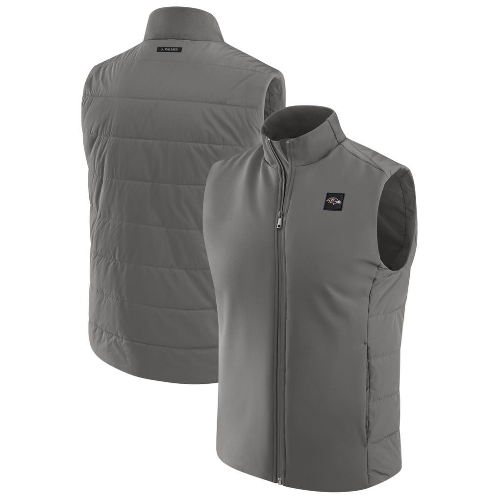  Baltimore Ravens J. Palmer Front Office Full-Zip Vest - Graphite