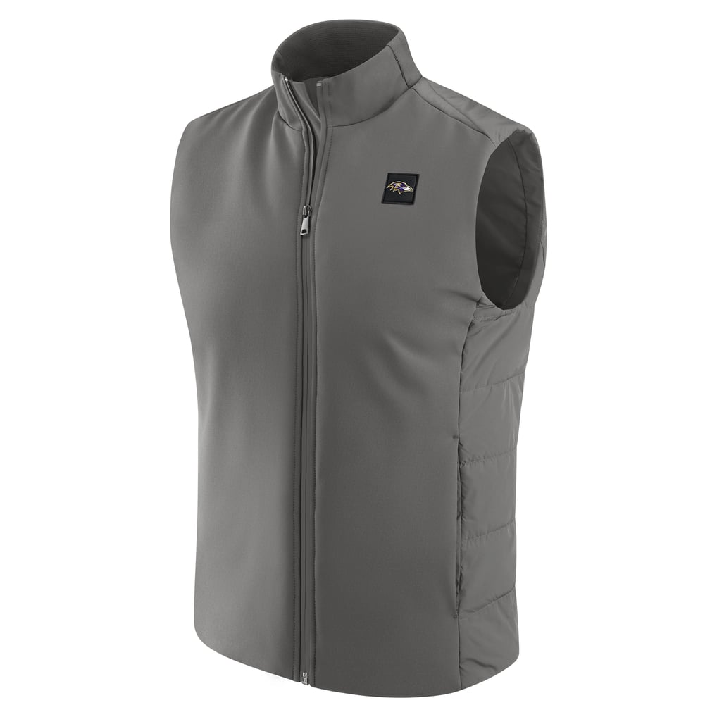  Baltimore Ravens J. Palmer Front Office Full-Zip Vest - Graphite