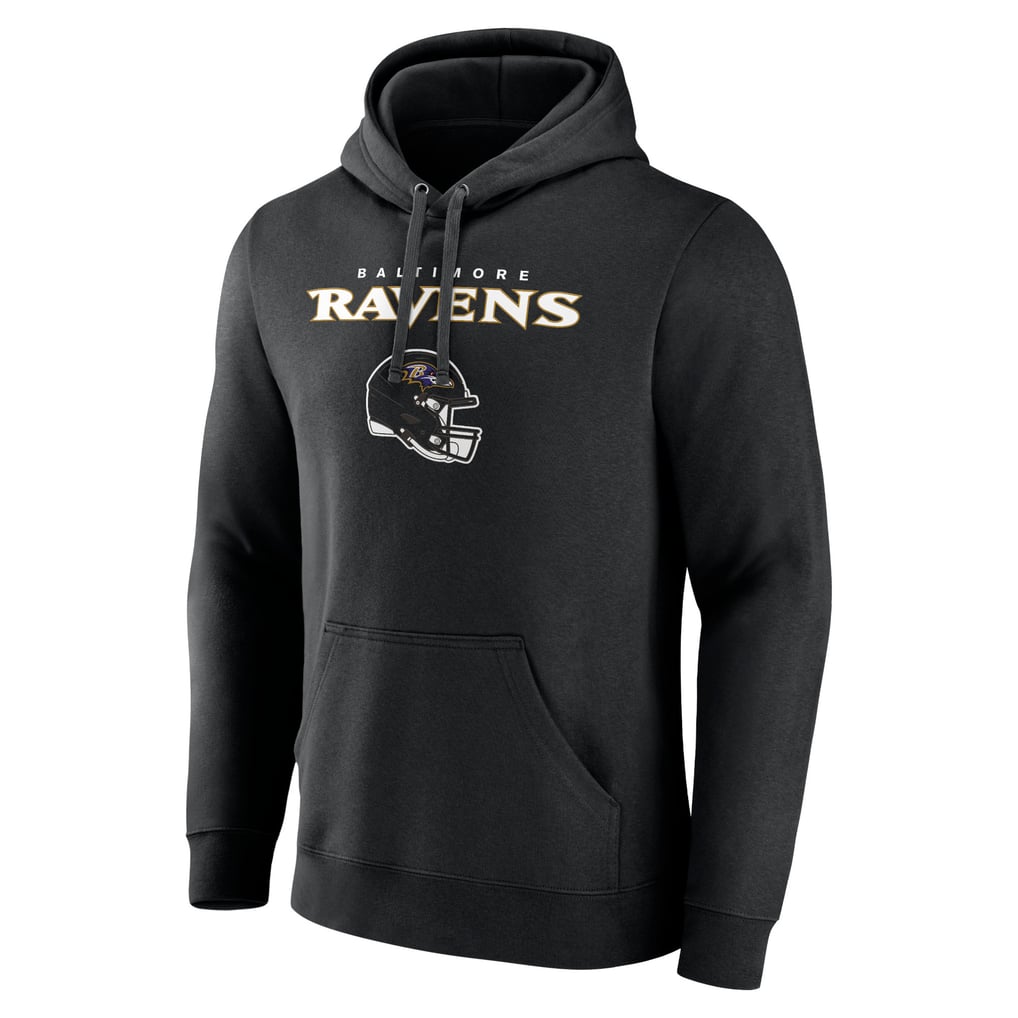 Lamar Jackson Baltimore Ravens Team Wordmark Pullover Hoodie - Black