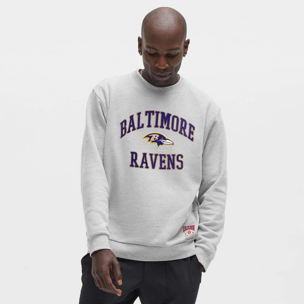 Baltimore Ravens lululemon Steady State Sweatshirt - Heathered Silver Drop