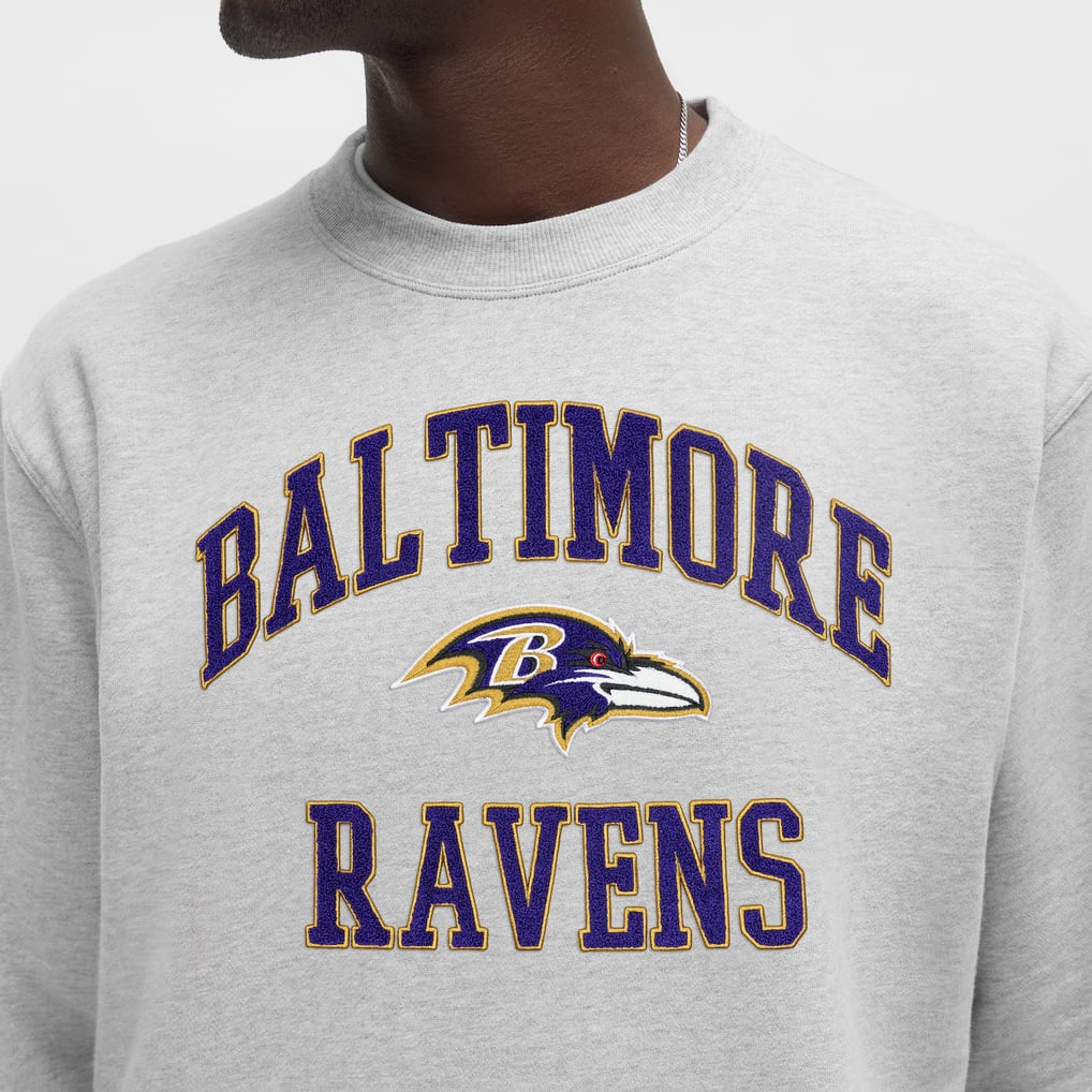 Baltimore Ravens lululemon Steady State Sweatshirt - Heathered Silver Drop