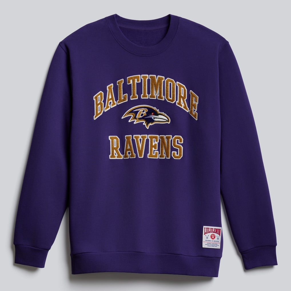  Baltimore Ravens lululemon Graphic Steady State Sweatshirt - True Purple
