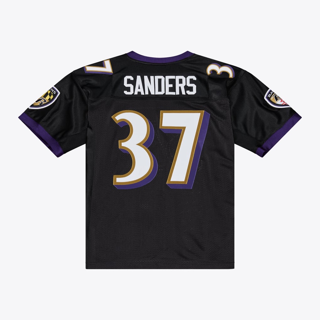 Deion Sanders Baltimore Ravens Mitchell & Ness 2005 Authentic Throwback Jersey - Black