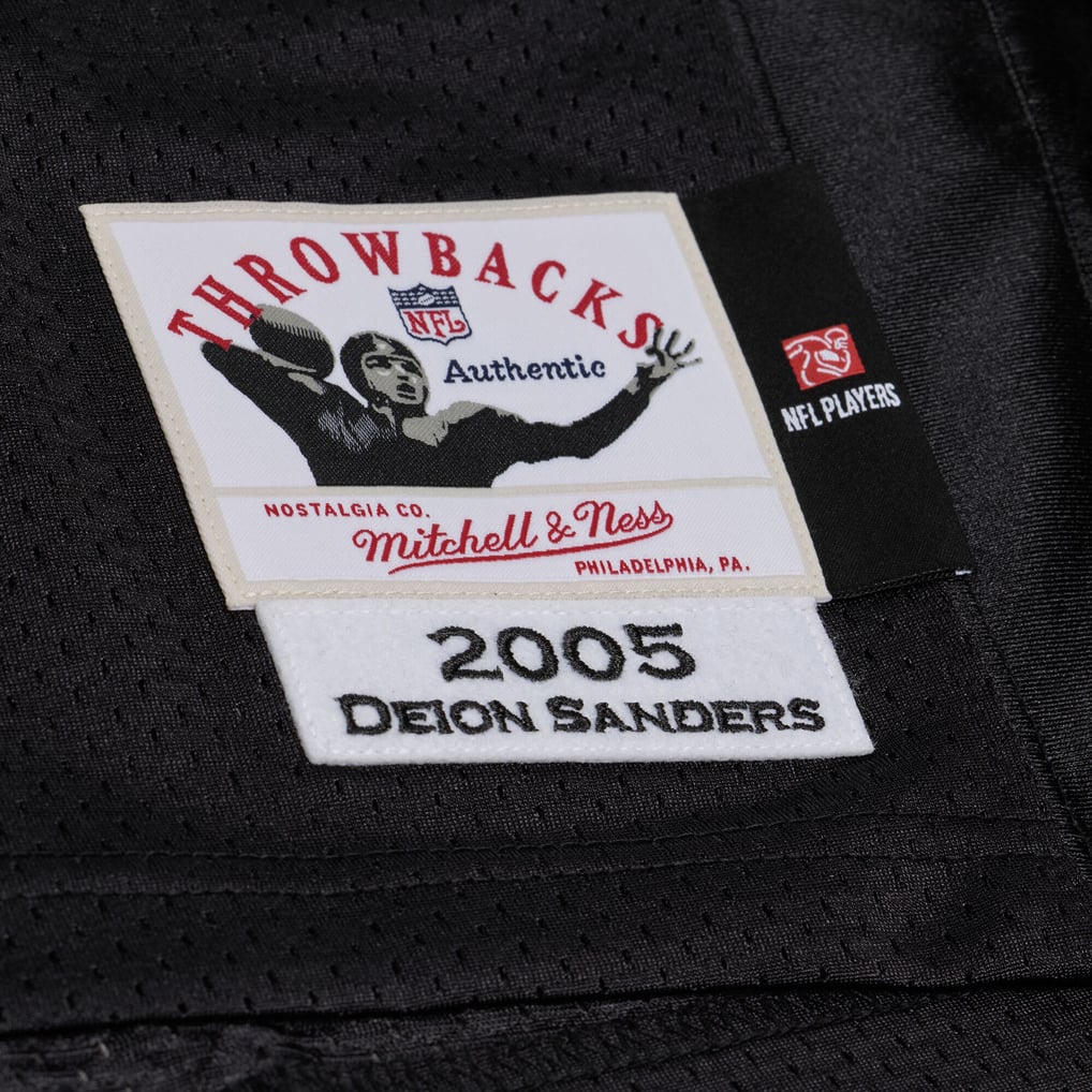 Deion Sanders Baltimore Ravens Mitchell & Ness 2005 Authentic Throwback Jersey - Black