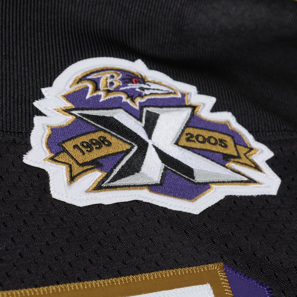 Deion Sanders Baltimore Ravens Mitchell & Ness 2005 Authentic Throwback Jersey - Black