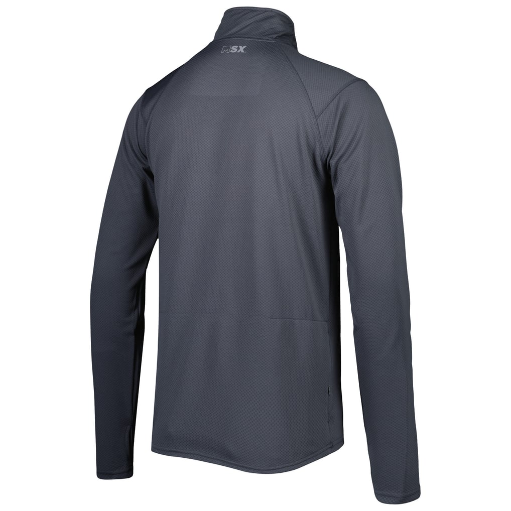 Baltimore Ravens MSX by Michael Strahan Half-Zip Pullover - Charcoal